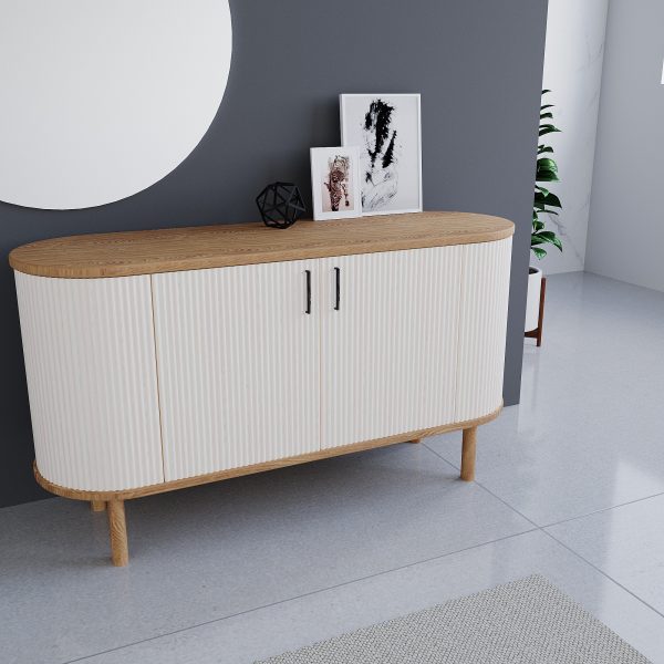 Dresser BERGAMO (Tone White + Gold)