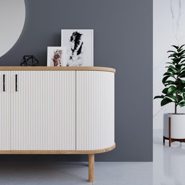 Dresser BERGAMO (Tone White + Gold)