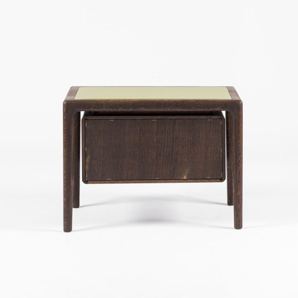 Nightstand DIAMANTE (with leather insert)